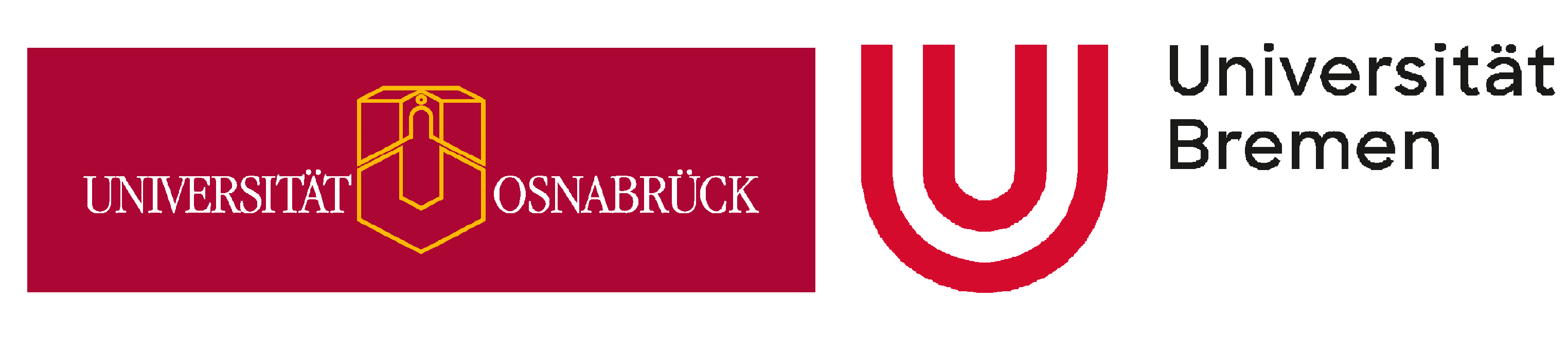 Logos der Universitäten Osnabrück und Bremen